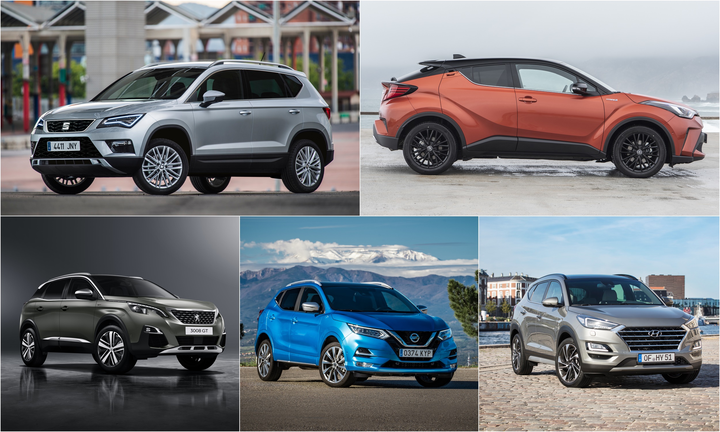 Comparativa Entre Los Cinco SUV Más Vendidos Del Mercado | Carwow