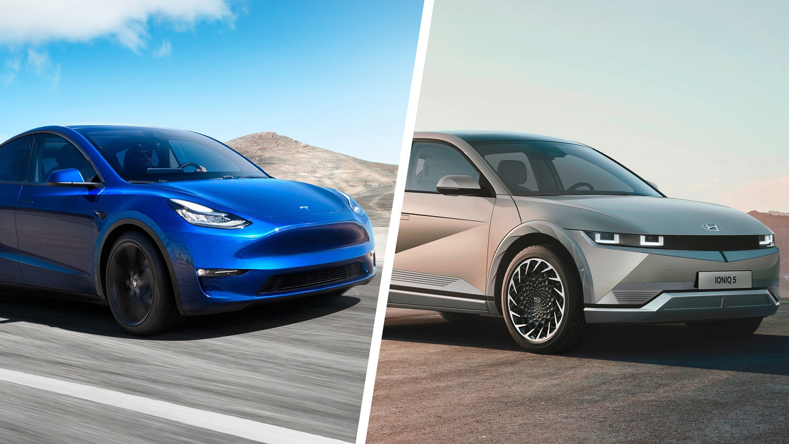 Tesla Model Y vs Hyundai IONIQ 5 carwow