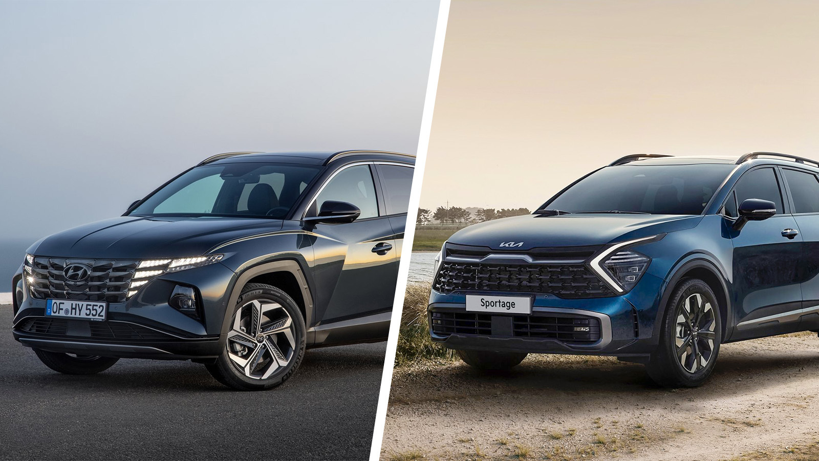 Comparativa entre el Hyundai Tucson y KIA Sportage carwow