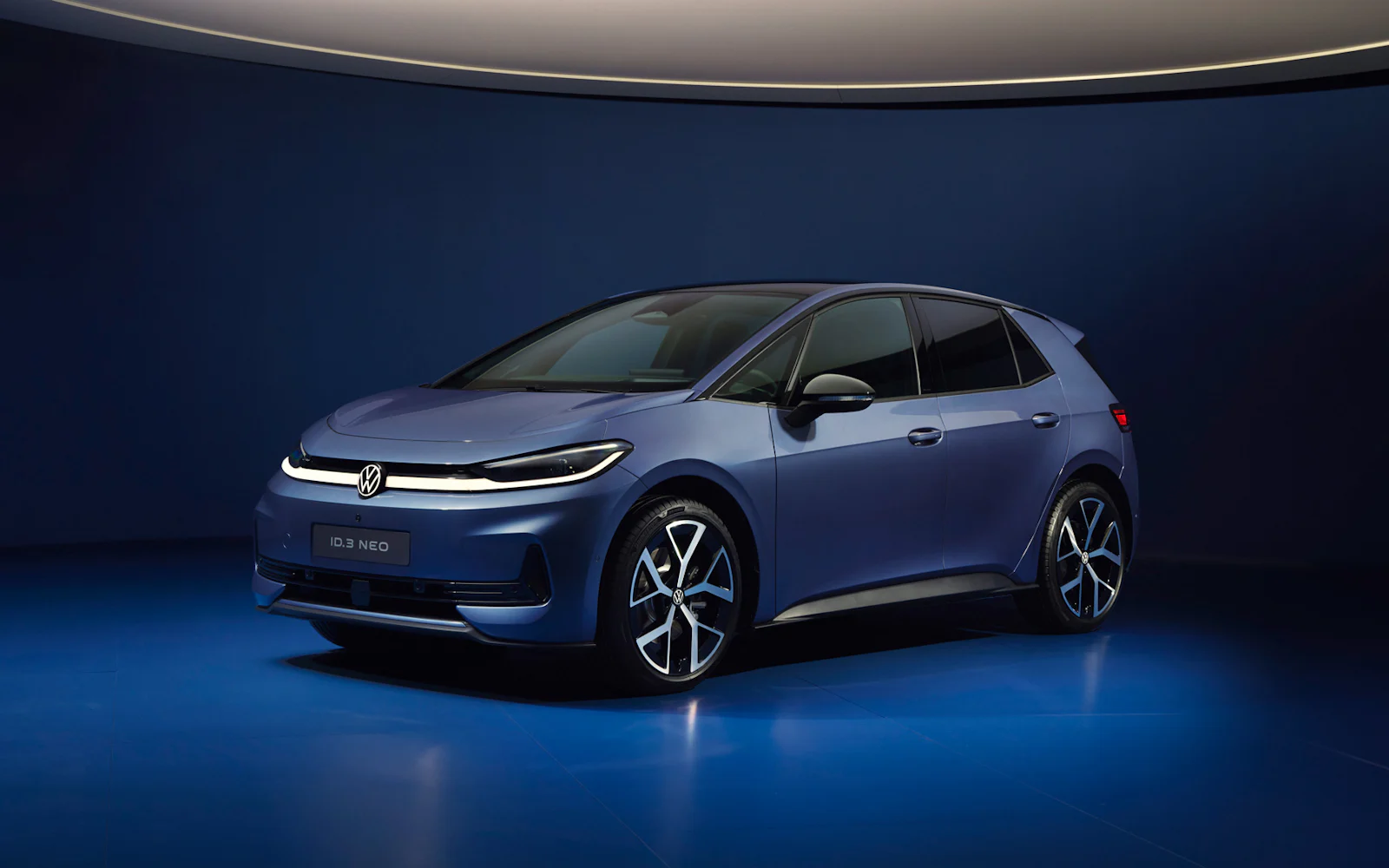 Volkswagen ID.3 foto exterior estática 3/4 azul