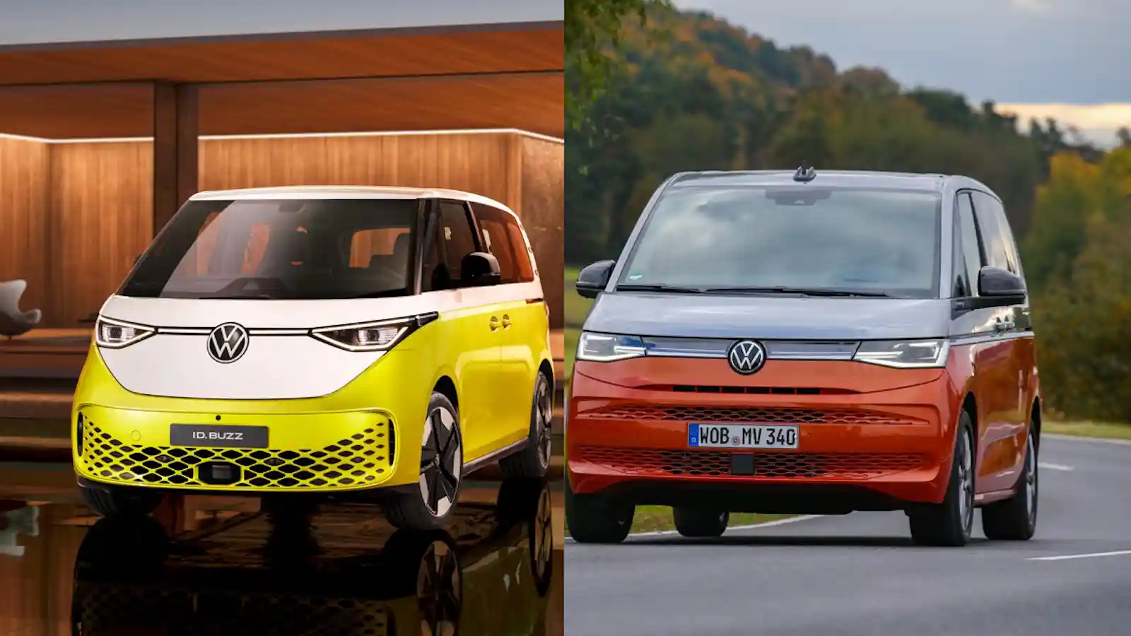 Id Buzz Multivan Comparativa entre el Volkswagen ID. Buzz y el Volkswagen Multivan ...