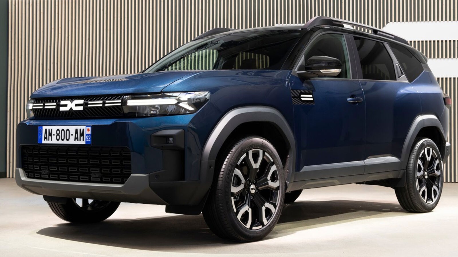 Vista frontal del Dacia Bigster