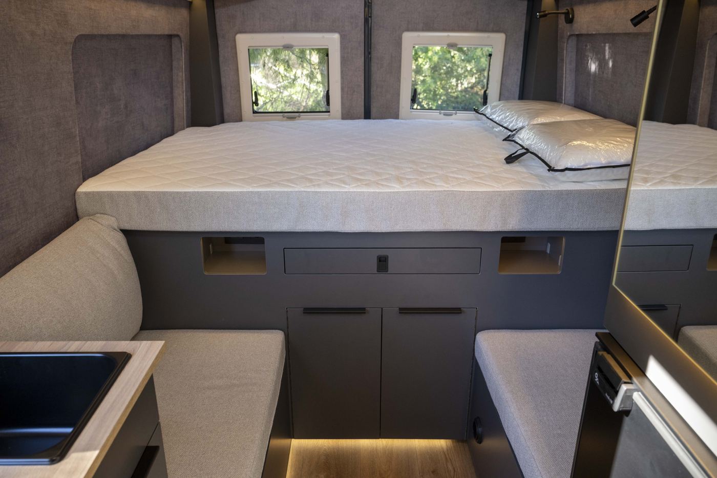 Fiat Ducato Nomade Nation Neo: la cama fija.
