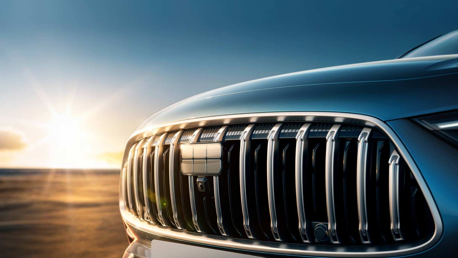 Geely Starshine Galaxy 6 detalle de la parrilla frontal